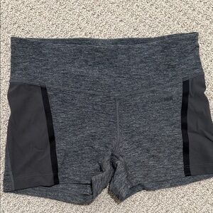 The North Face Women's Charcoal and Black Athletic Shorts